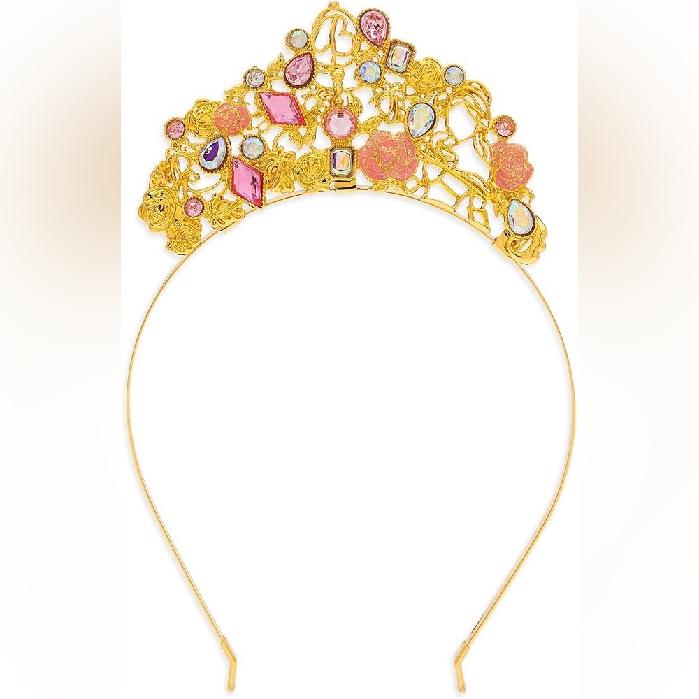 Princess Belle Gold and colorful Jeweled Headband